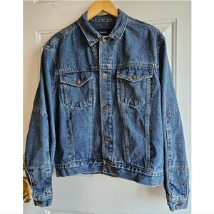 Vintage Calvin Klein Trucker/ Bomber Jacket Denim, Medium